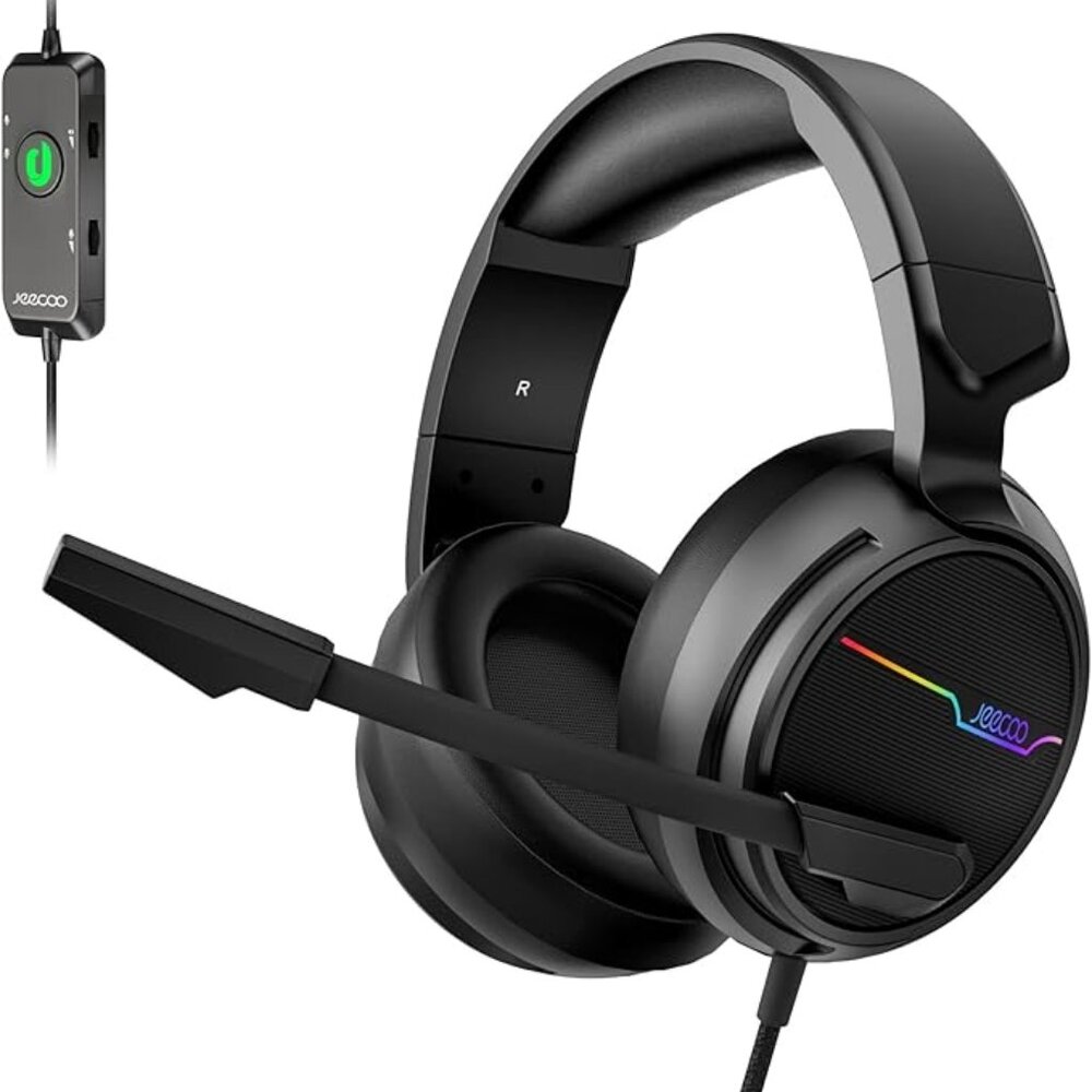 NIB/NWOT Jeecoo V20U USB Pro Gaming Headset for PC